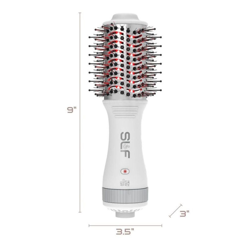 SLF Red Light Therapy Travel Dryer Hair Brush - Picture 6 of 7